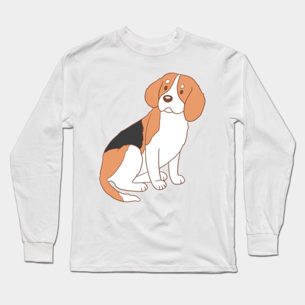 Beagle Long Sleeve T-Shirt by Csieben